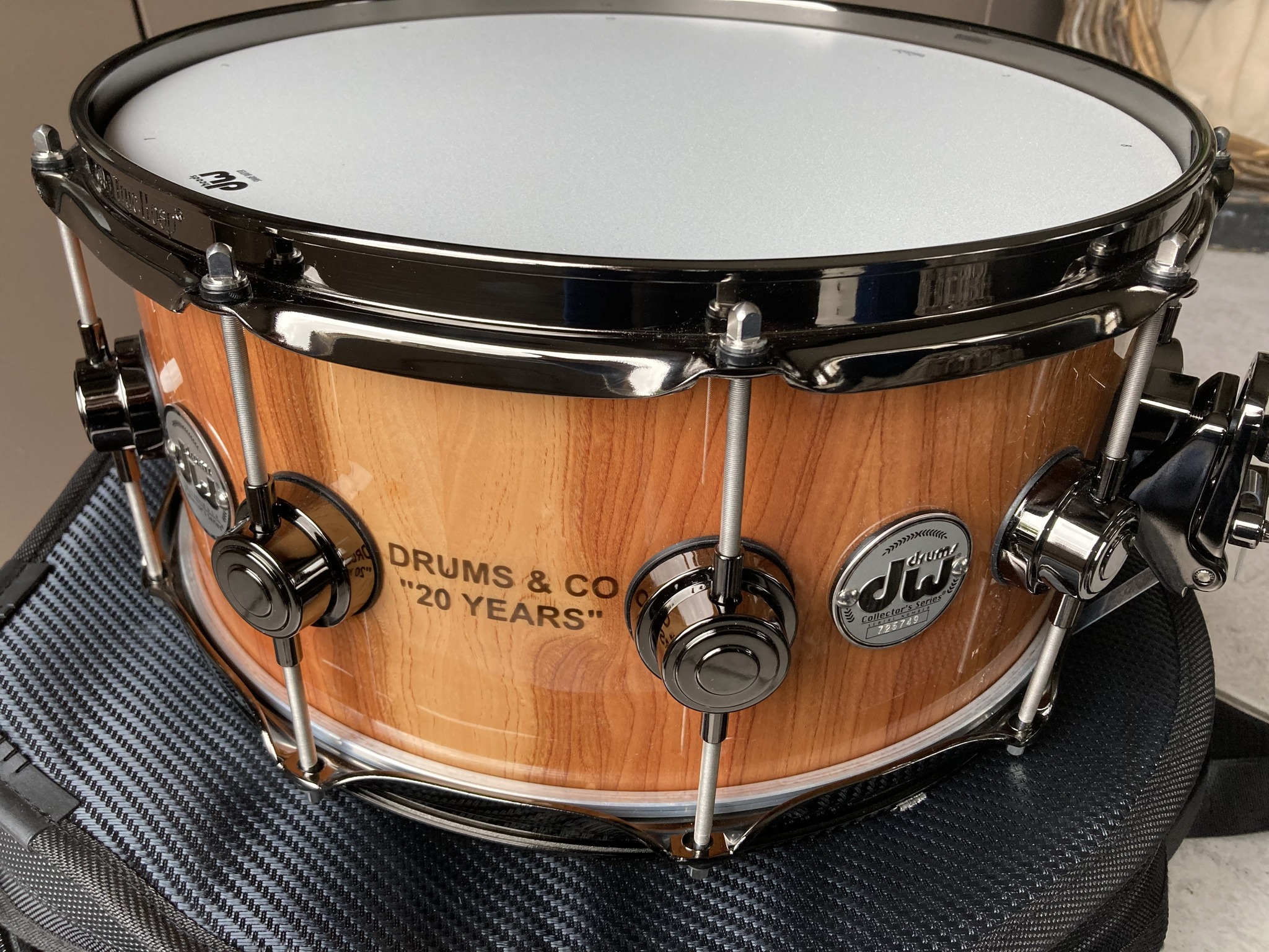 DW 20th anniversary limited edition snare drum