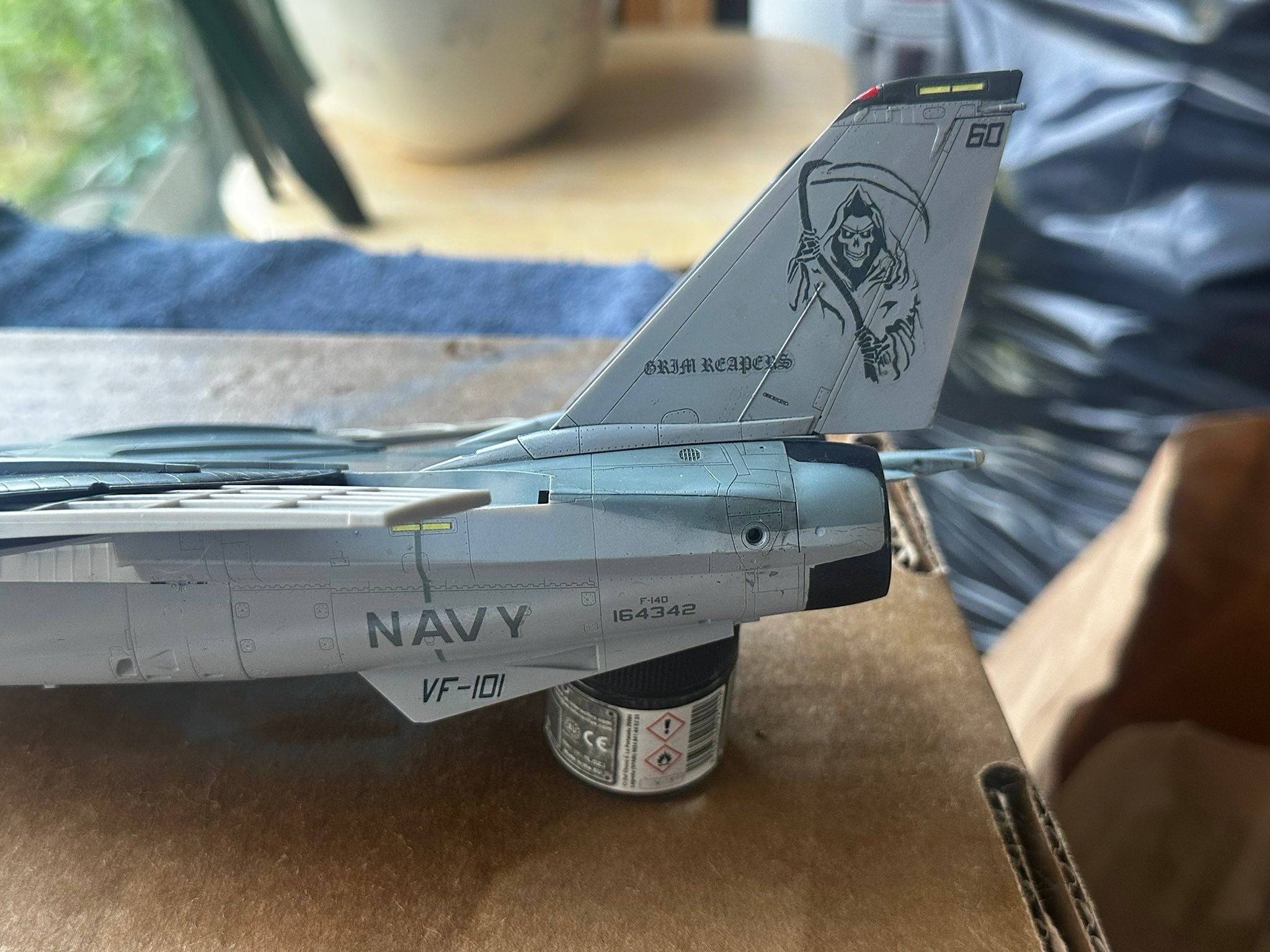 WITTY WINGS F-14 TOMCAT VF-154 BLACK KNIGHTS NF100- 2003