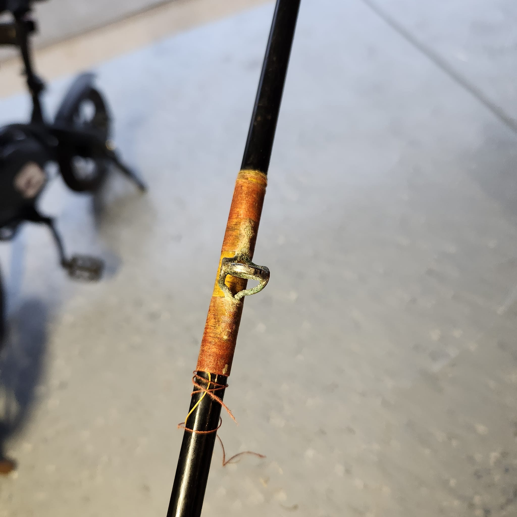 are old fishing poles better 1940's wood rod with Pfluger Sal-Trout Reel  Southern Adirondack ReStore Should I restore my old