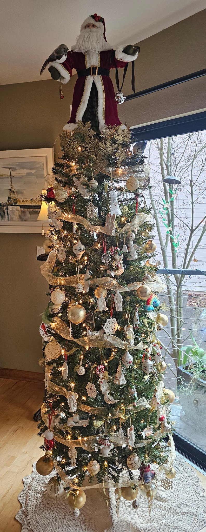 Lenox ornaments on our christmas tree