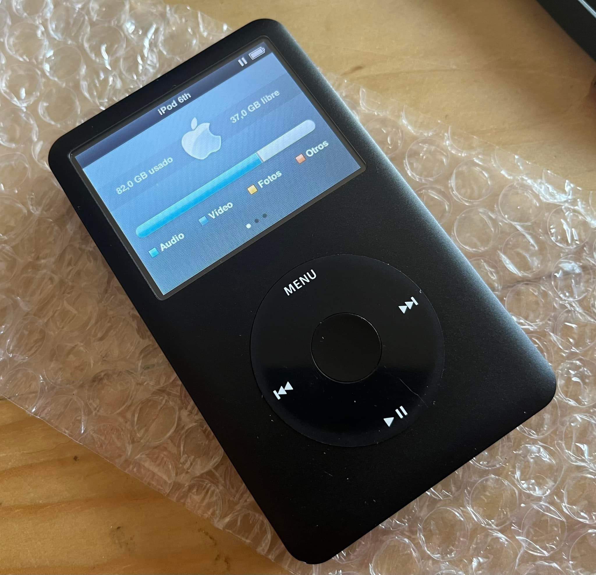 Another iPod 6th Gen mod for customer. USB - C 128GB SSD 2000mAh