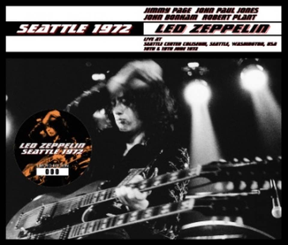 Led Zeppelin Seattle Center Coliseum July 17, 1973
