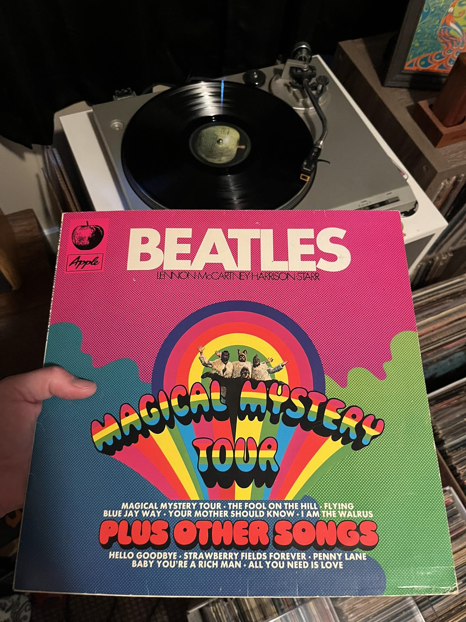 ドイツ初回LP盤BEATLES MAGICAL MYSTERY TOUR Amazon.com: Magical