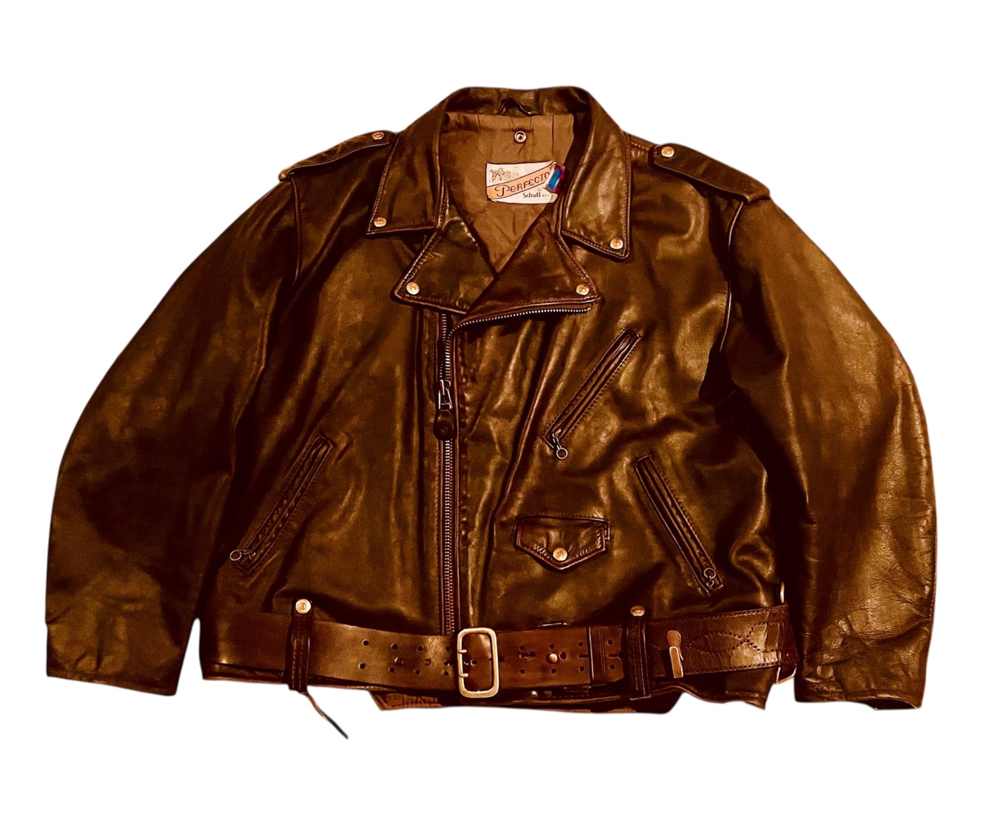 Here is the jacket, a brown 115, from 80/90 after maintenance and 