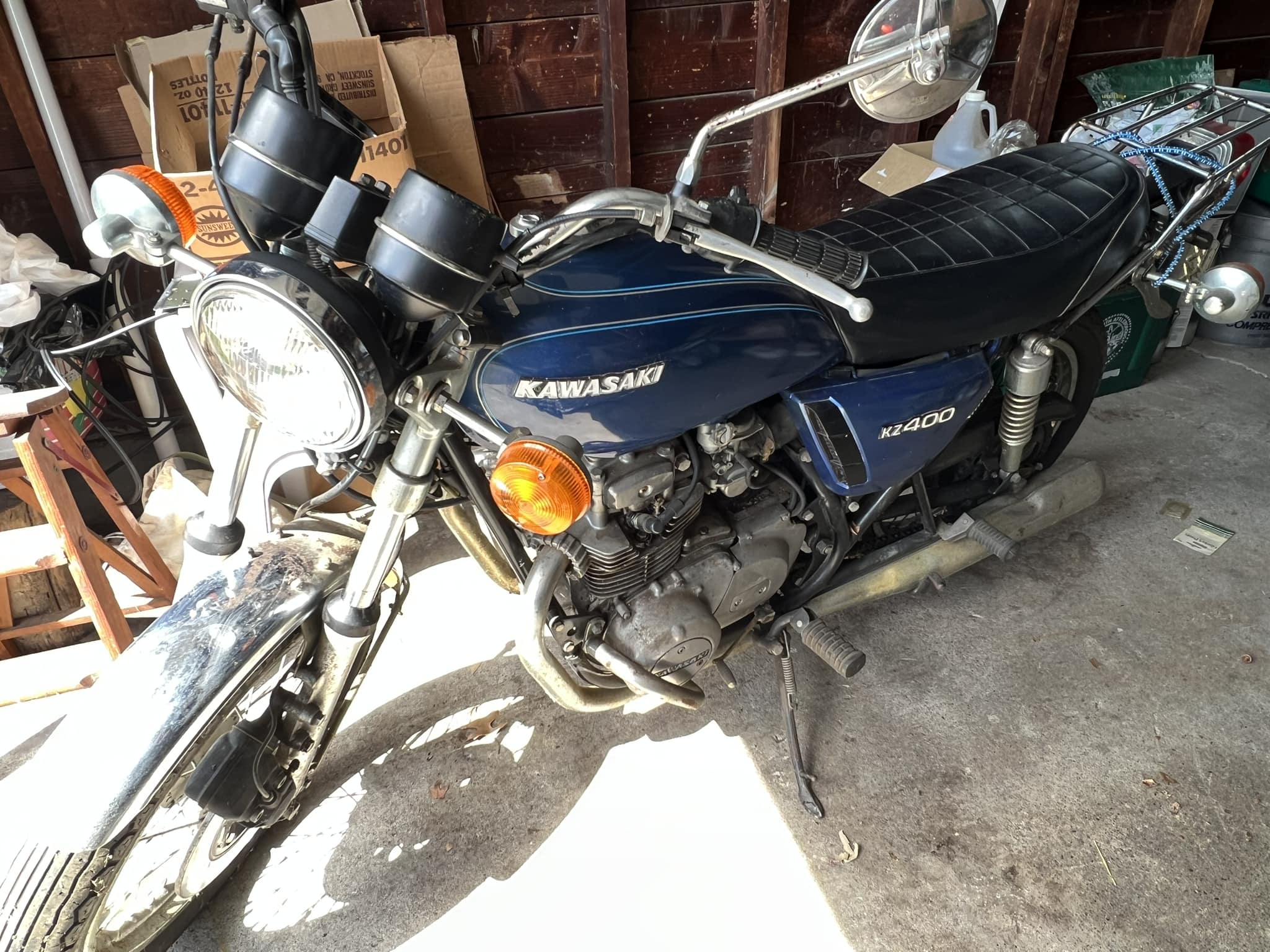 Where to find replacement parts for Kawasaki KZ400?