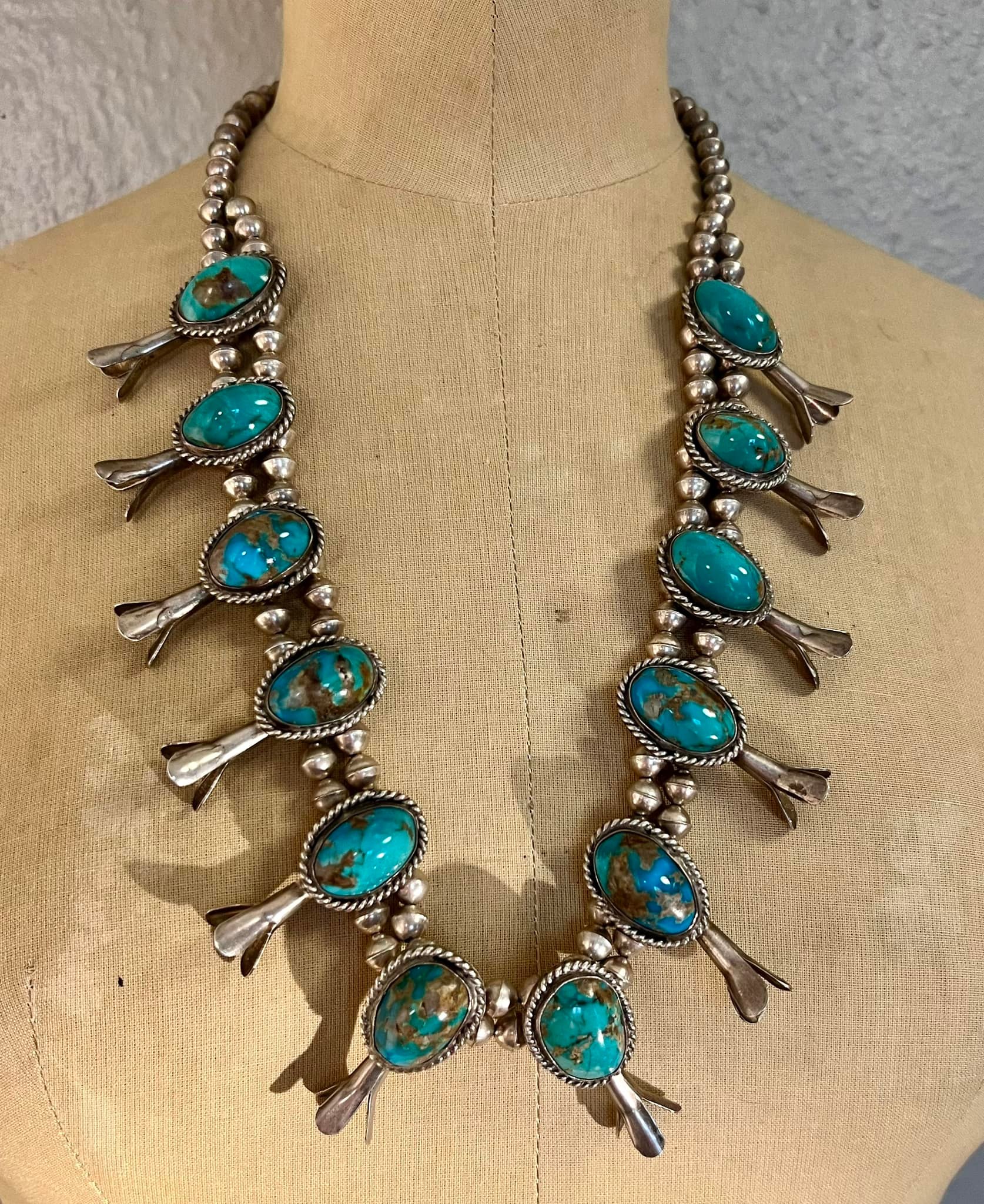 Is this silver and turquoise necklace Navajo?