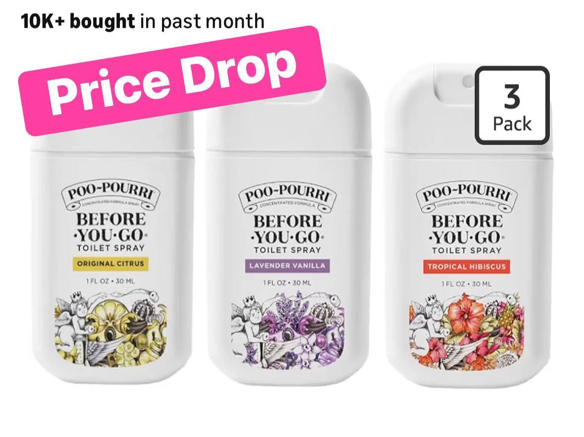 Poo-Pourri Before-You-Go Toilet Spray, Original Citrus 1.4