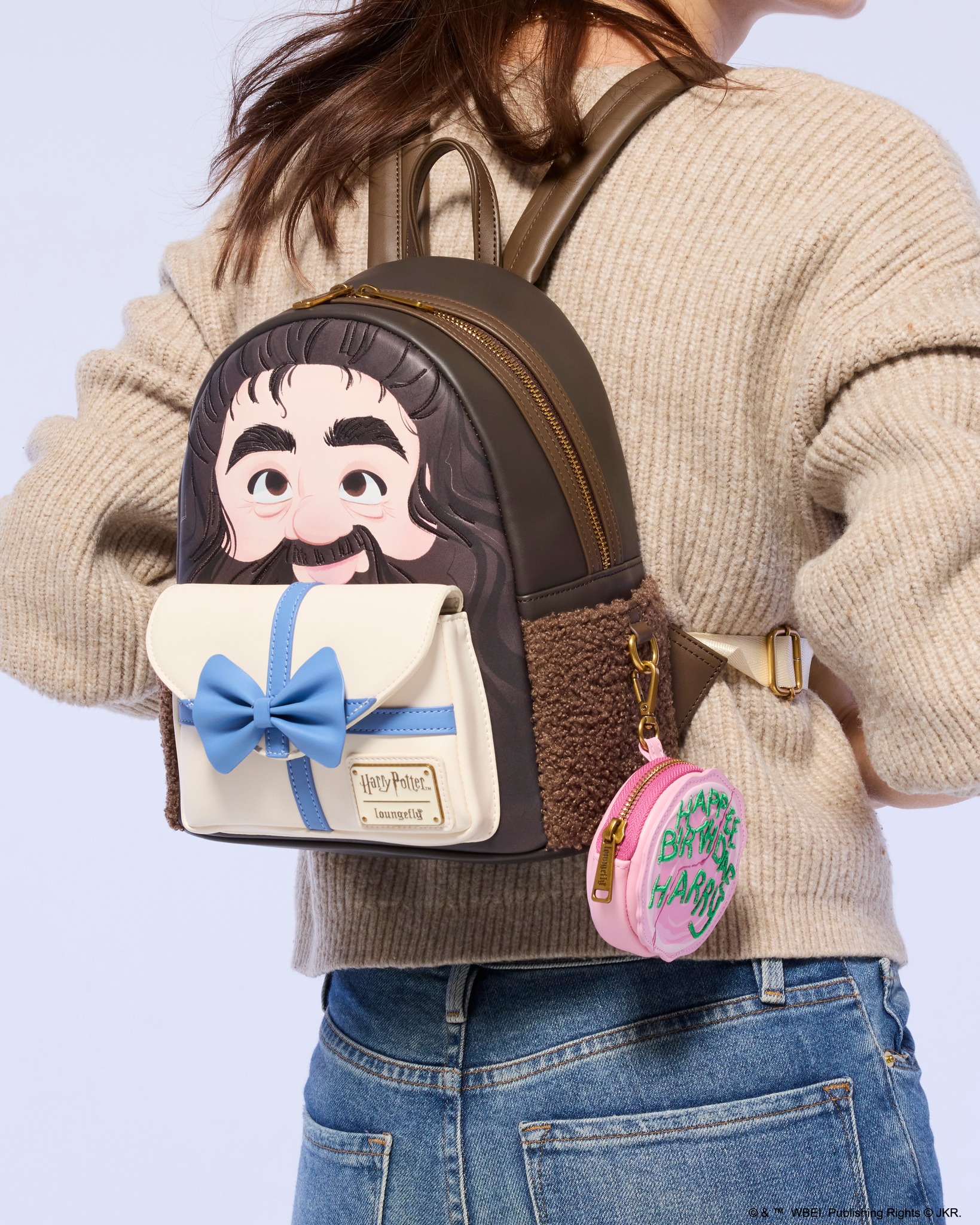 broken dreams mini backpack Pattern – Bye Frisbie Compact mini size for daily essentials Broken Promises Barkside Grey Backpack