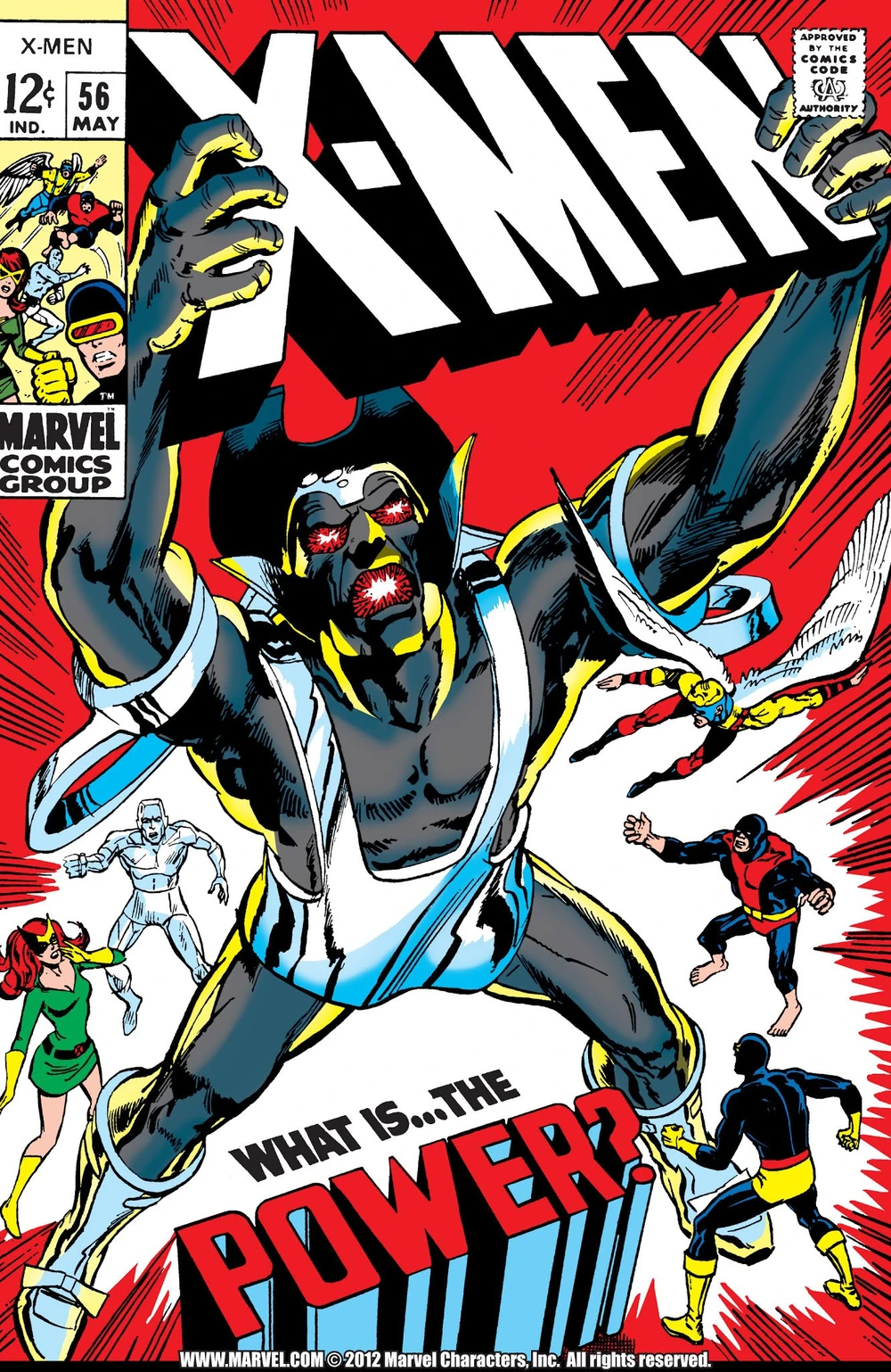 Neal Adams' iconic X-Men cover for issue #56