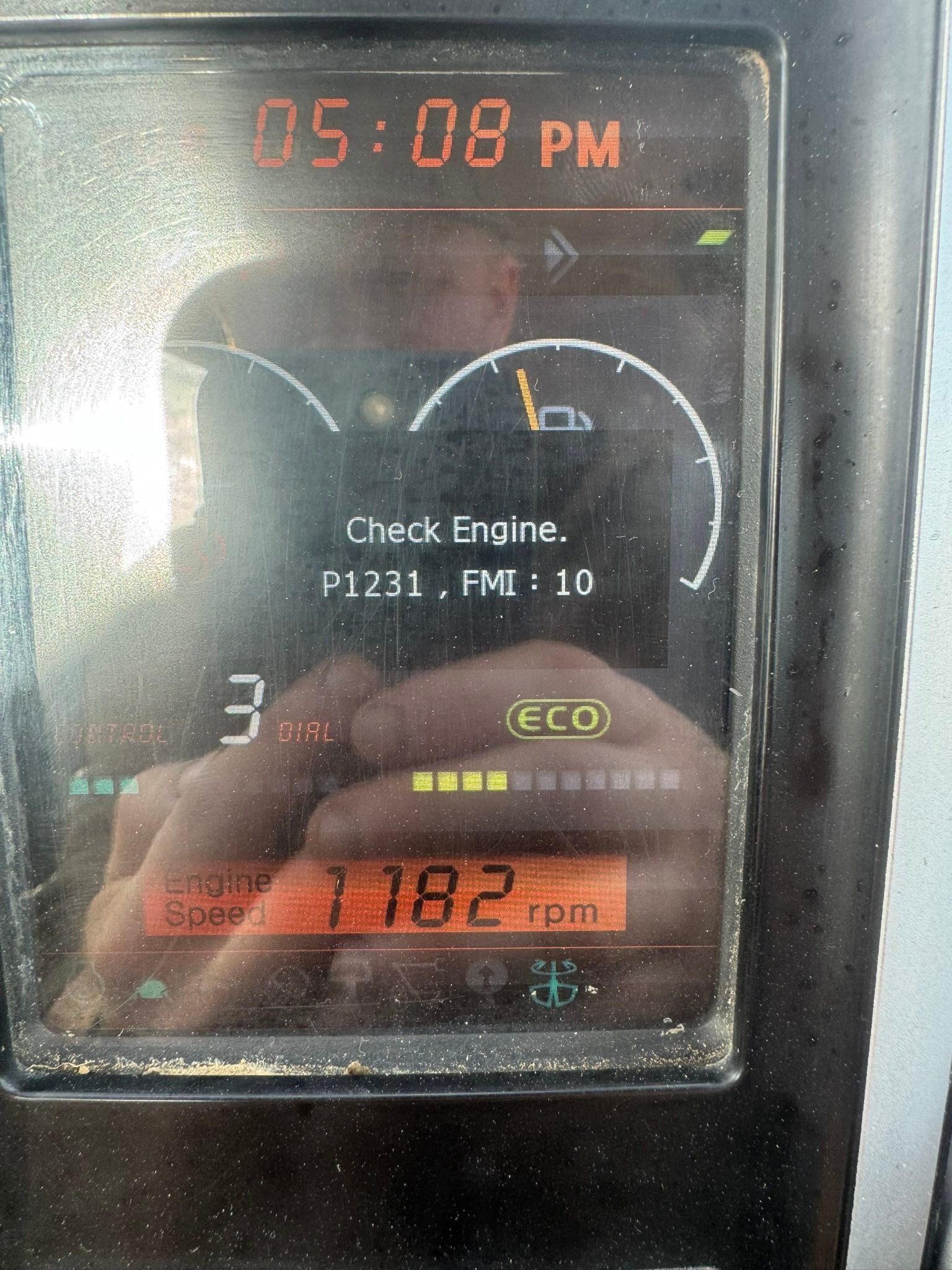 Doosan dx300-5 keeps shutting down with error code