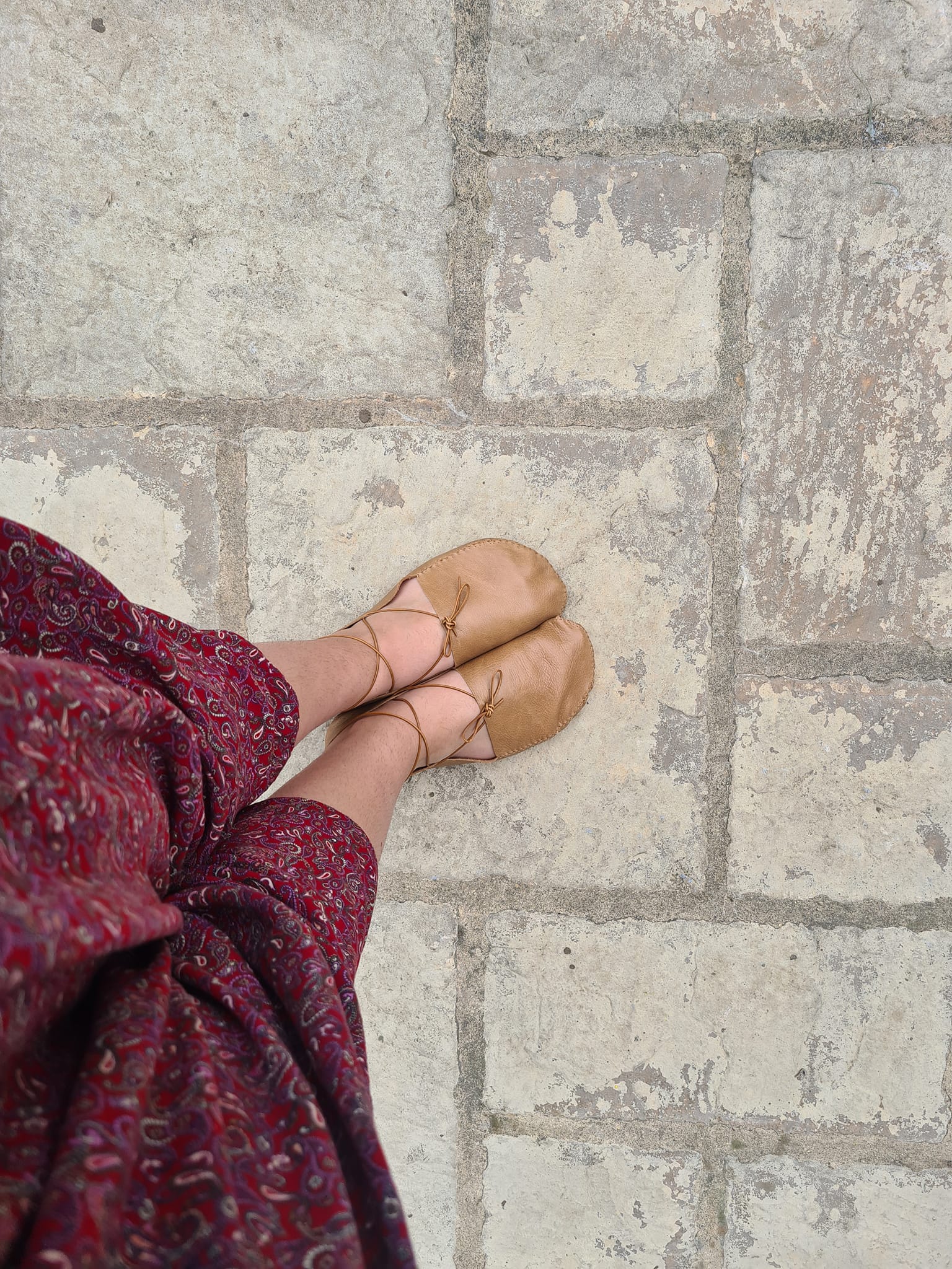 Lykaios chestnut brown sandals are now part of the permanent 
