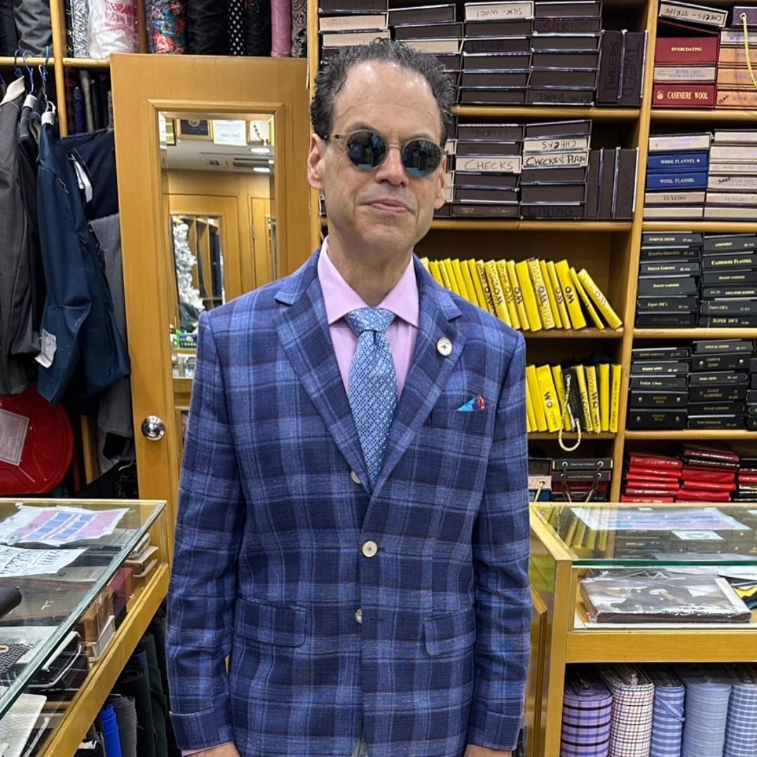 I sought out & procured the perfect fabric and buttons in New York’s ...
