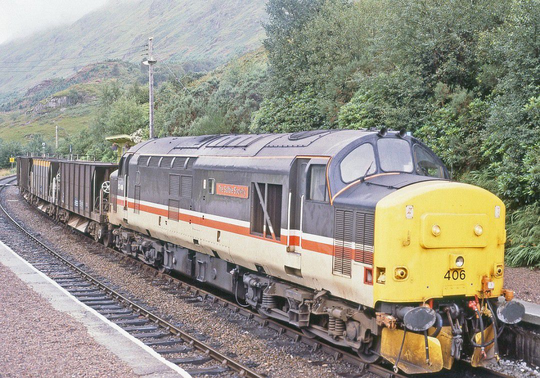 Rail Thing - 80s UK Railscene | Thursday September 7th 1989 sees 37406 ...