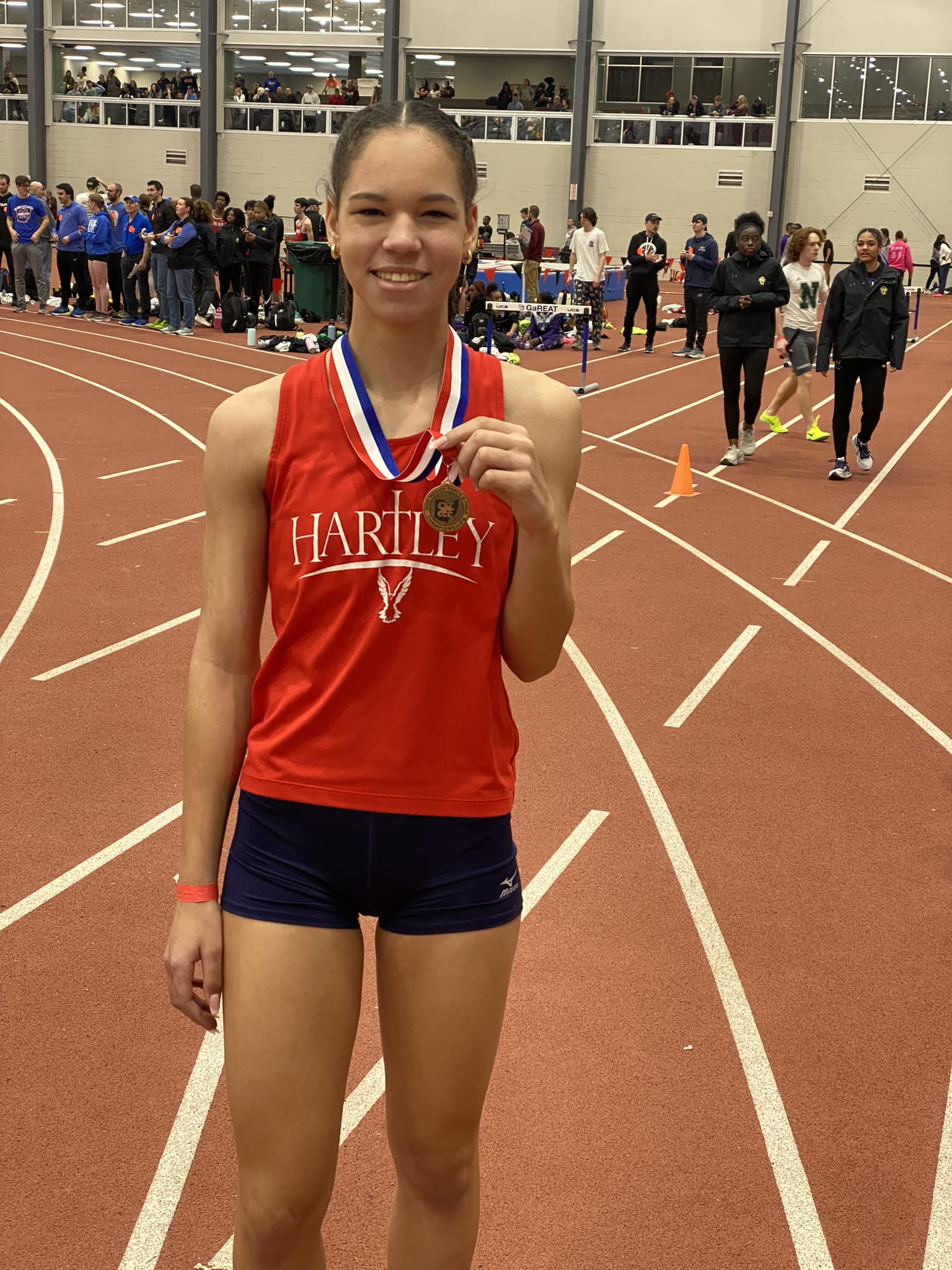 Bishop Hartley Track and Field | Freshman Patience Locklear brings home ...