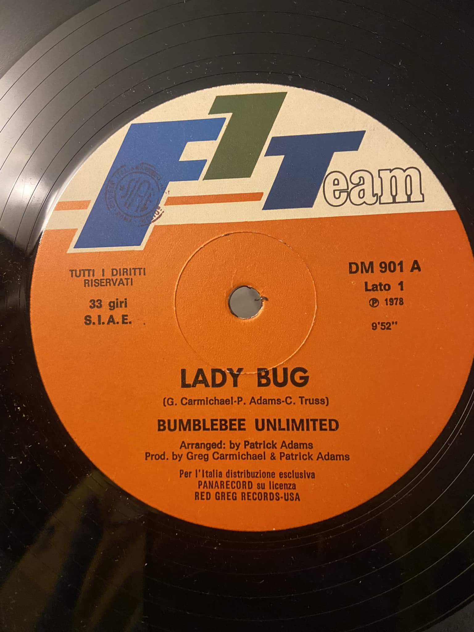 Bumblebee Unlimited's 1978 song Lady Bug