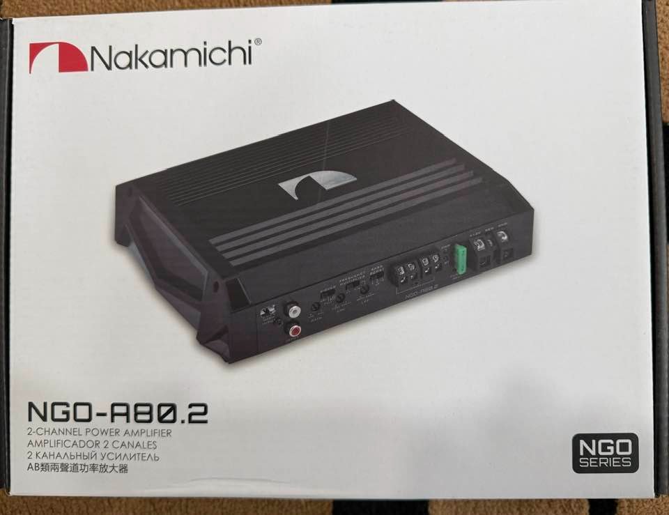 Nakamichi nkta75.2 amplifier for car speakers