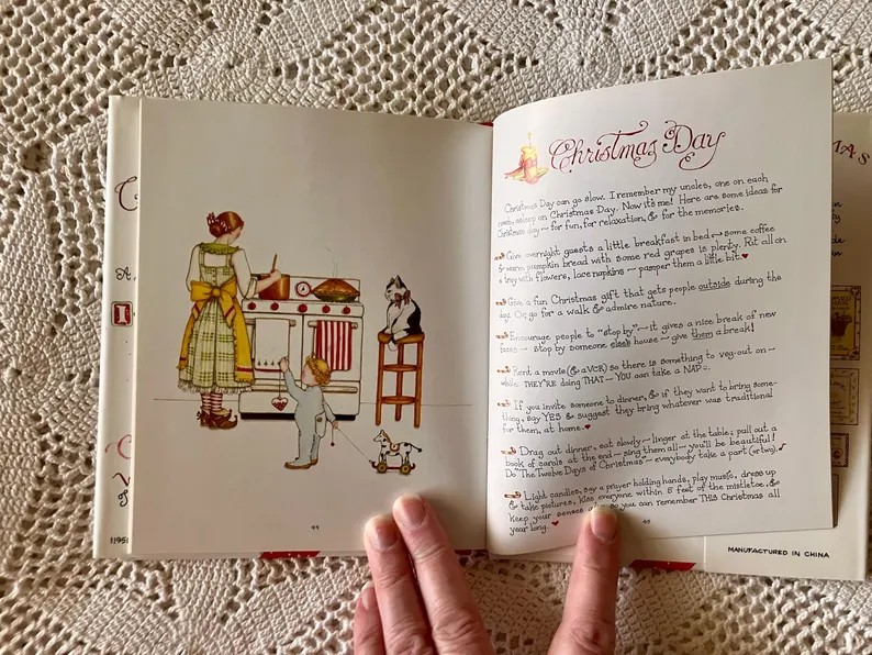 "Christmas Joy" Keepsake Book By Susan Branch – Hardcover, Seasonal Cooking & Crafts (Very Good Condition)