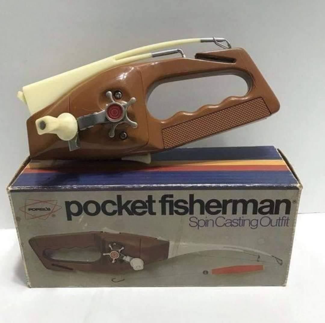 Trying out new fishing gear in 1972