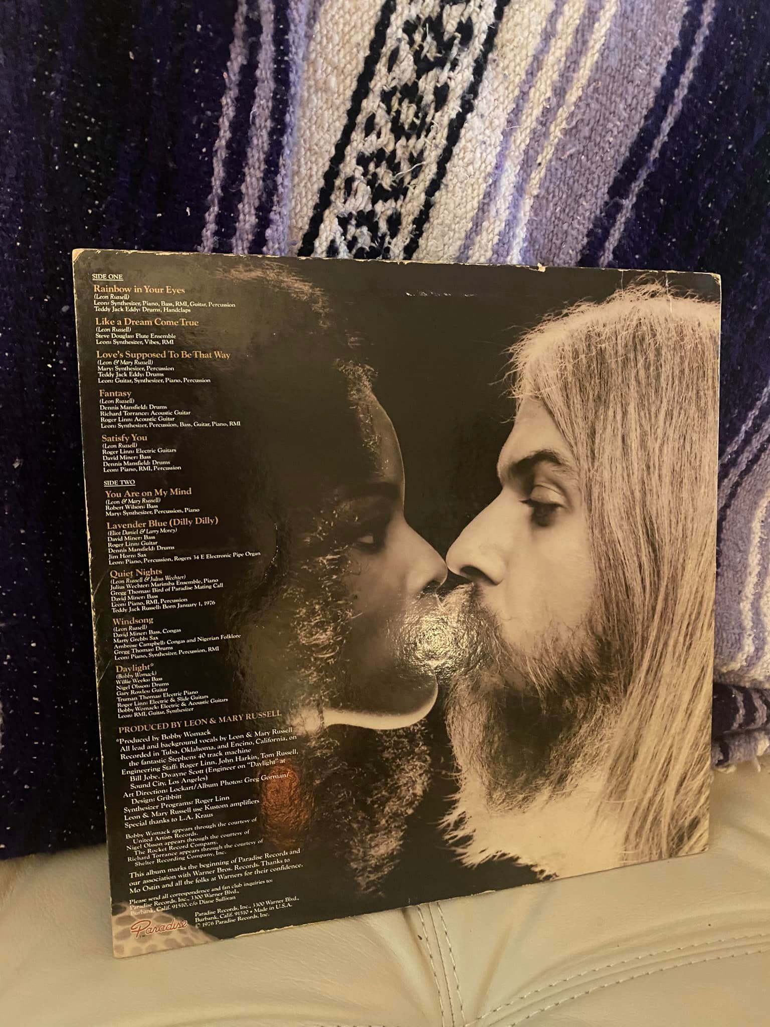 Leon & Mary Russell - Wedding Album... 1976