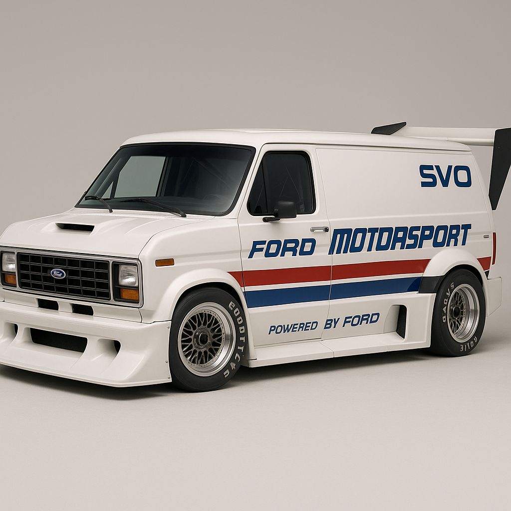 Ford SVO Supervan 2 concept based on 1984 Econoline