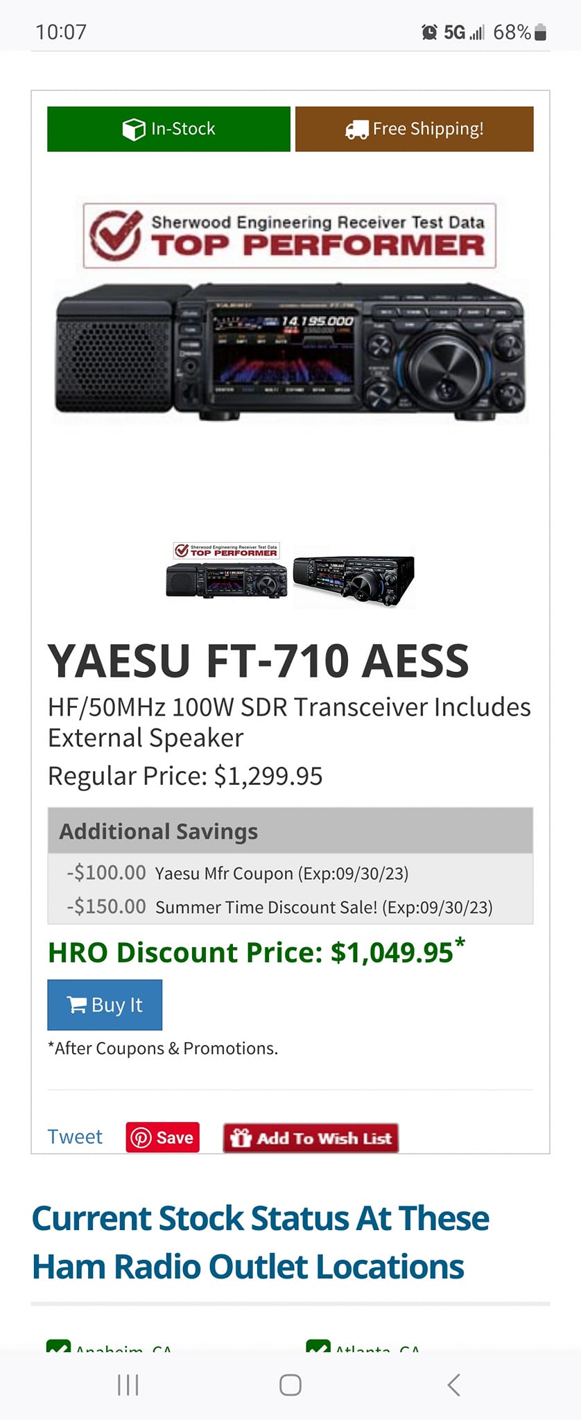 What do you think of the Yaesu FT-2600M deal and its performance?