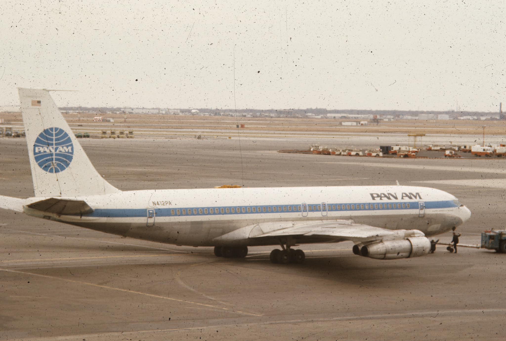 ブリキ】PAN AM P707PAボーイングモデル 日本製