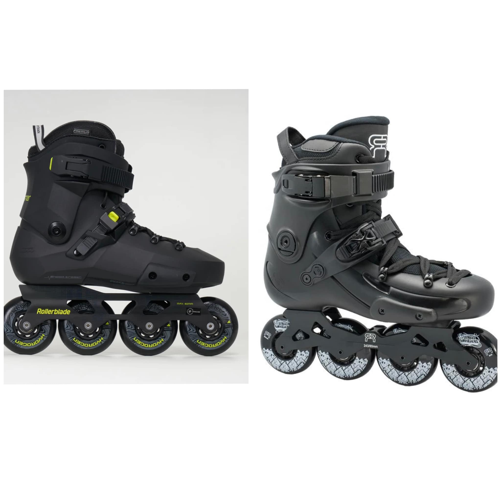 Twister edge boot with nomad liner for inline downhill