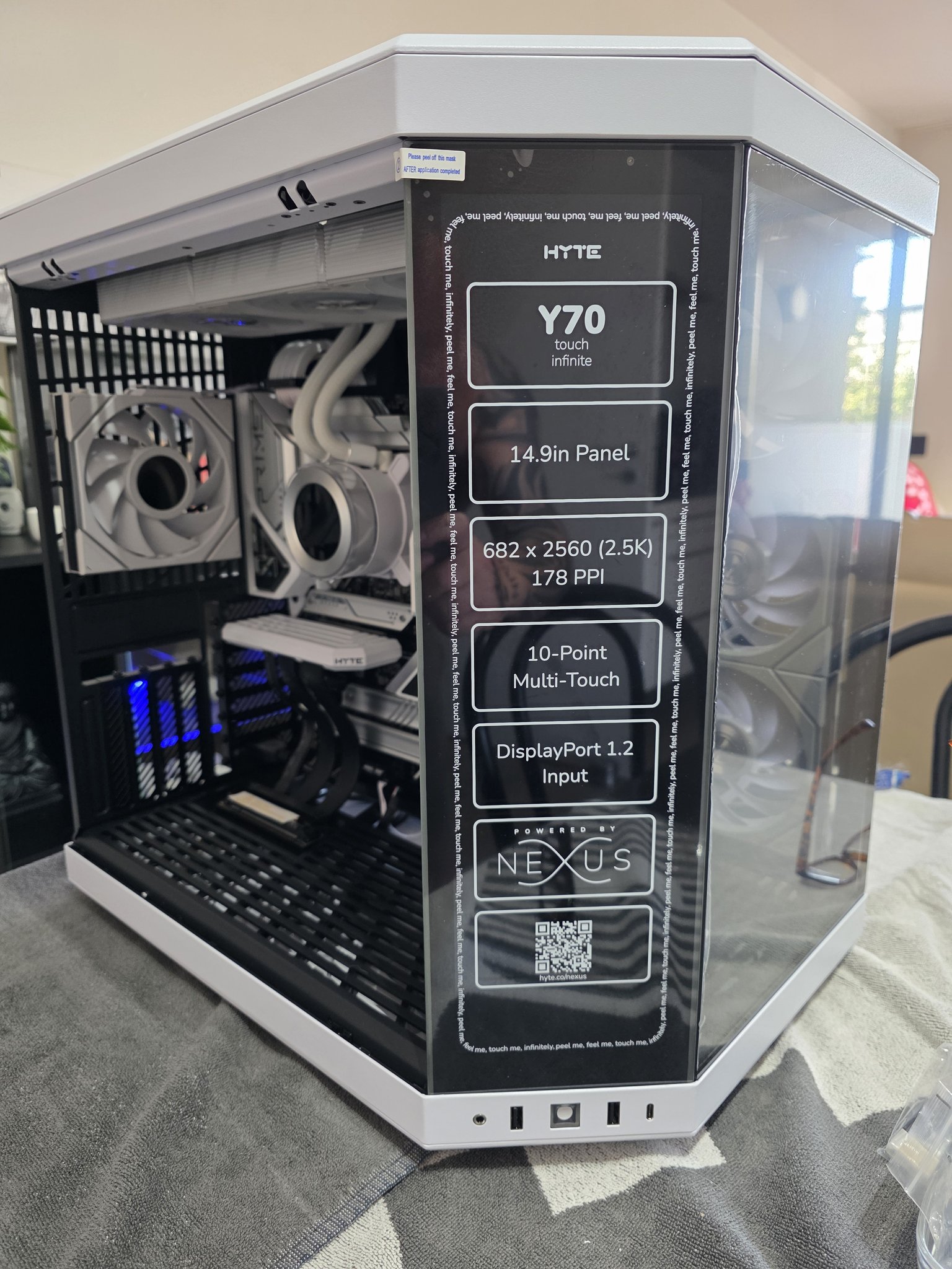 New PC Build - HYTE Y70 Touch Infinite - ASUS PRIME Z790-A WIFI 