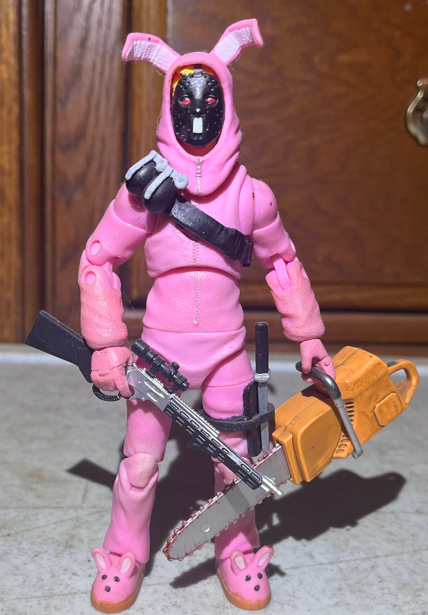 美術品・アンティーク・コレクション TOY MUSEUM TIPPED PINK BUNNY