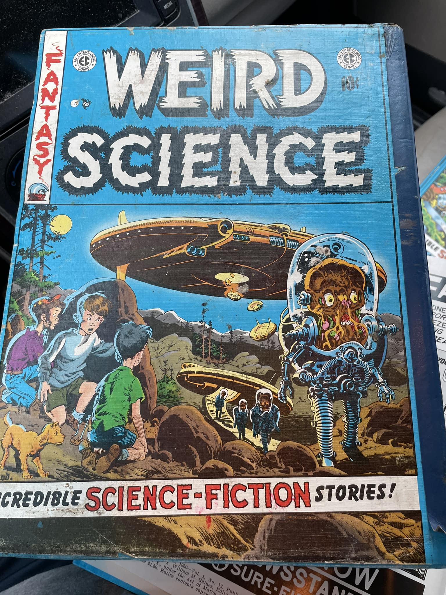 Removing cigarette smoke smell from EC comic book collection