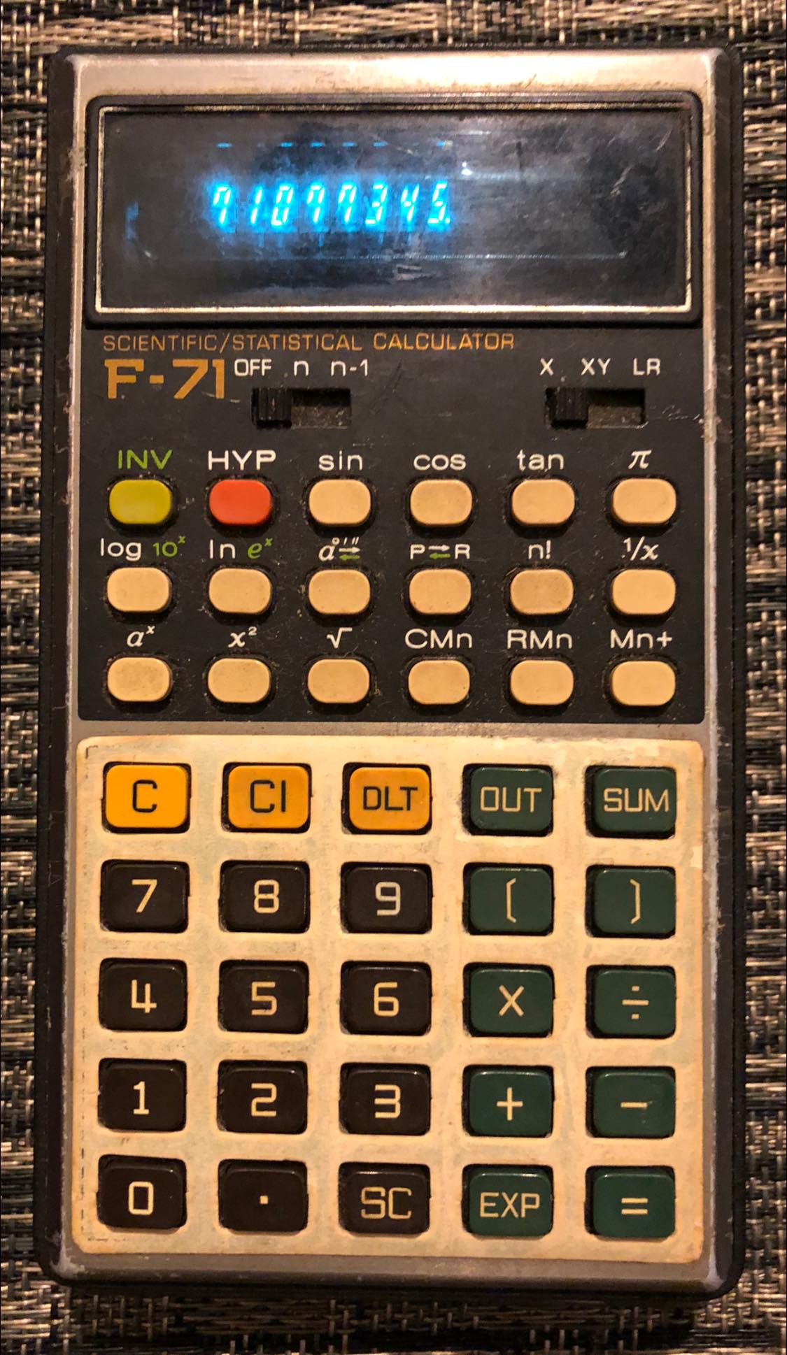 Vintage Canon Canola 161 calculator boards with germanium diodes