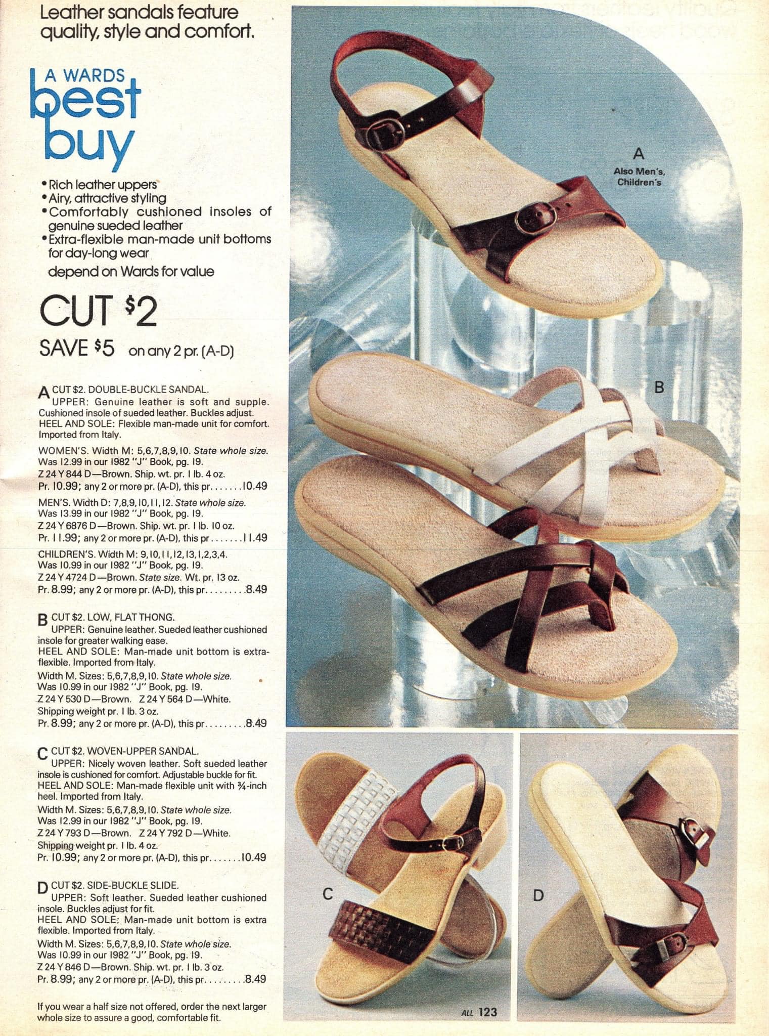 What type of flip flop sandals did you wear back in the day?