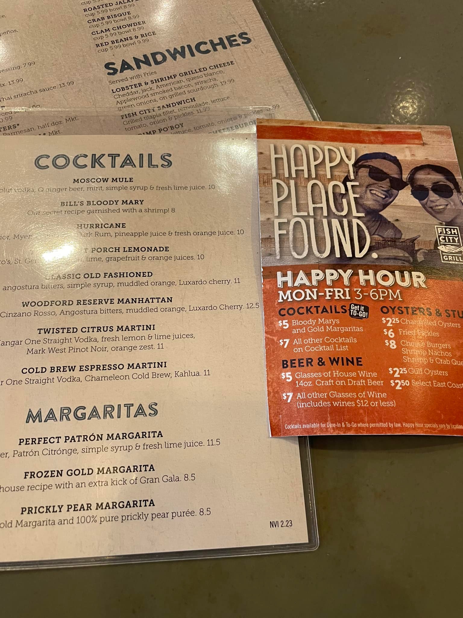 east pole fish bar happy hour Flag  Points Get Happy (Hour) at Easton!