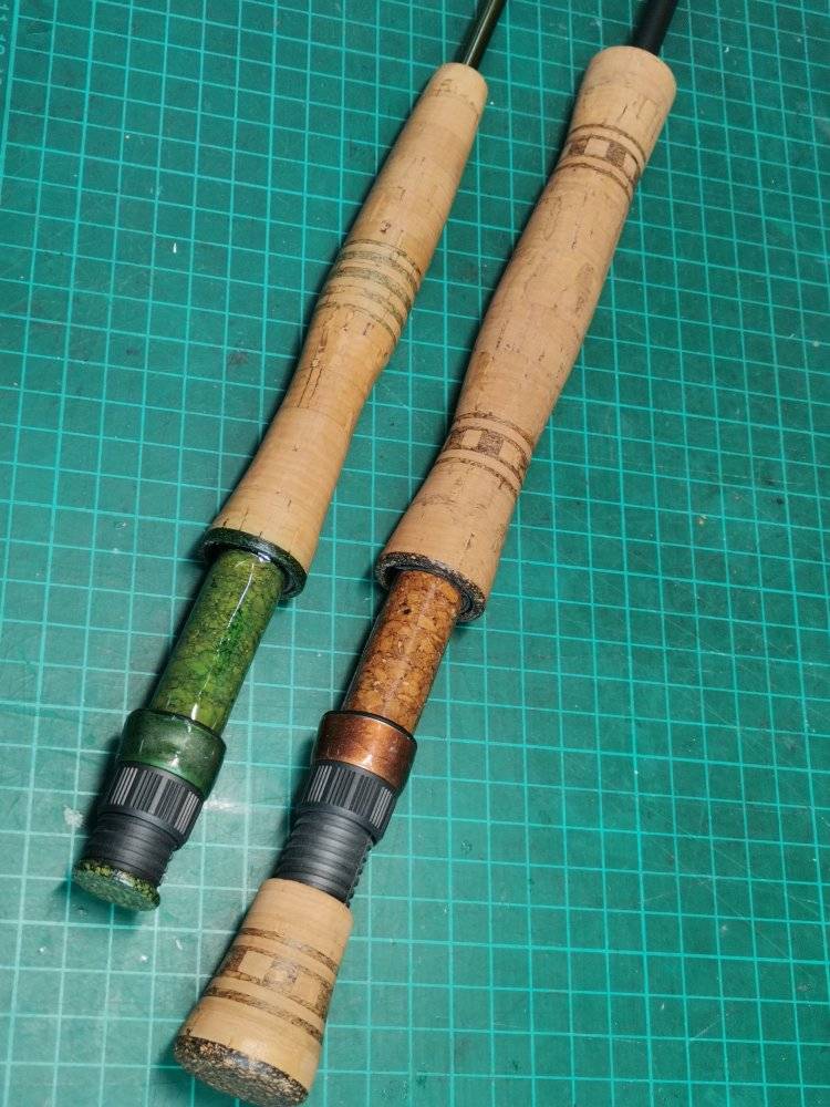 cork fishing pole handles LOORGVEL Rod Handle Grip - Fly and Spinning Rod Cork Handle Grip for Replacement Cork Grip Upgrade