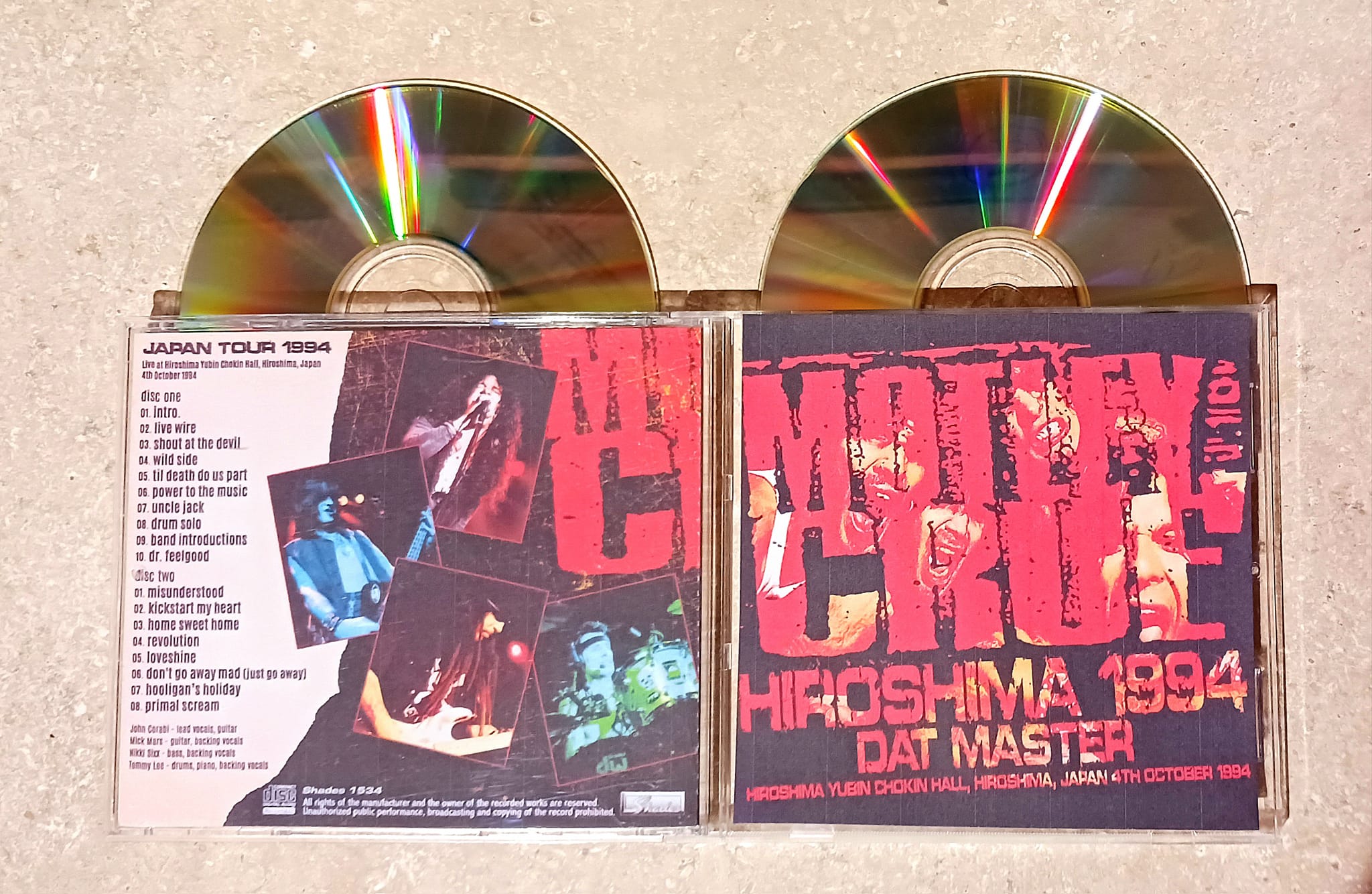 MOTLEY CRUE concert in Hiroshima, Japan 1994