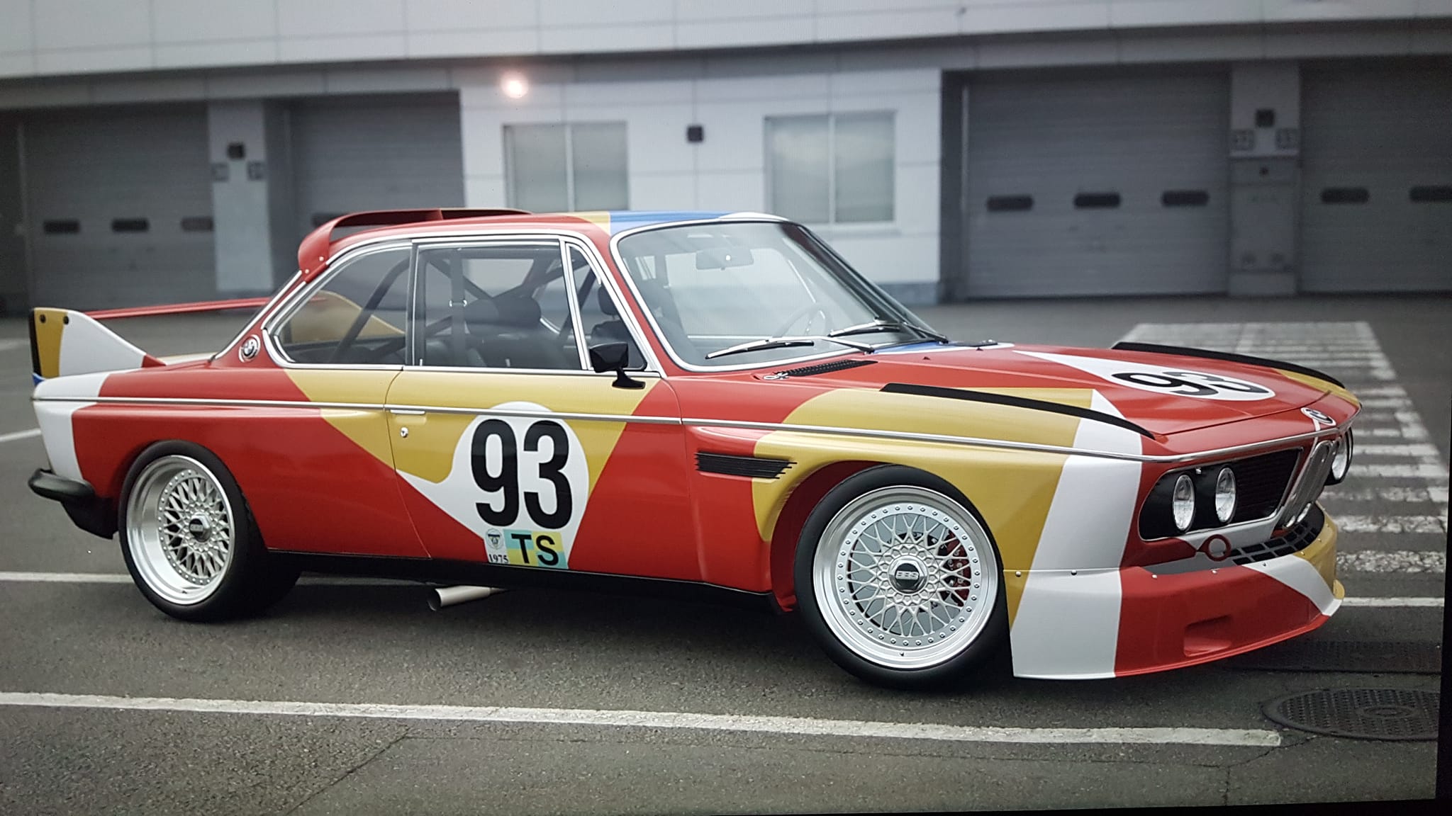 BMW Artcar Number 1. Alexander Calder design. Le Mans 1975. #F1INGPRO