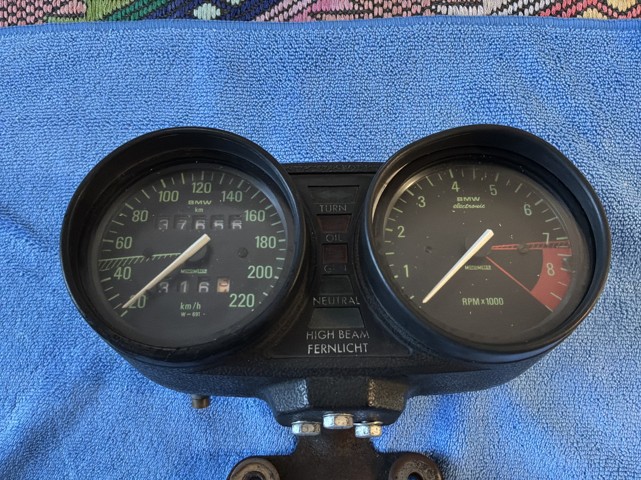How to fix the speedometer on a 1983 BMW R100RS