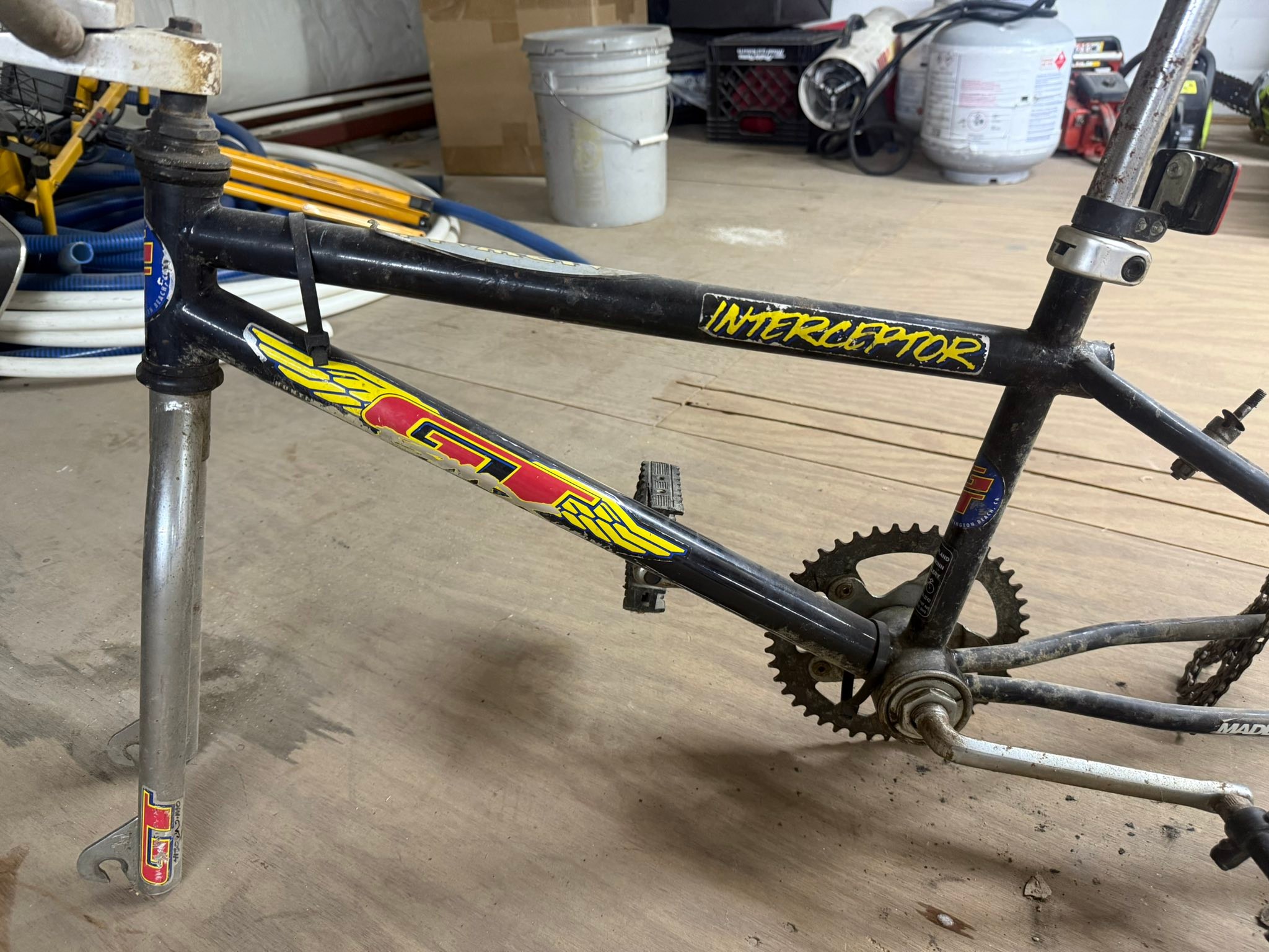 FBM Bike Co. Old Boy BMX 1993年製-Labyrins Two Dolphins Zip Hoodie