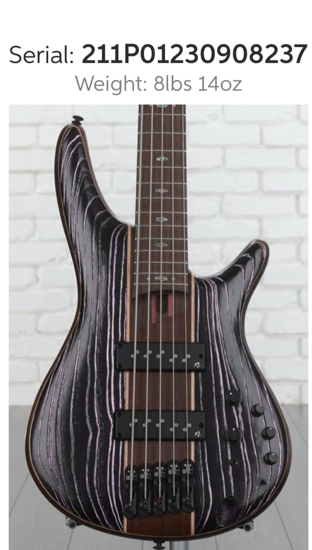 Ibanez SR1305 bass guitar review and comparison to K5 model