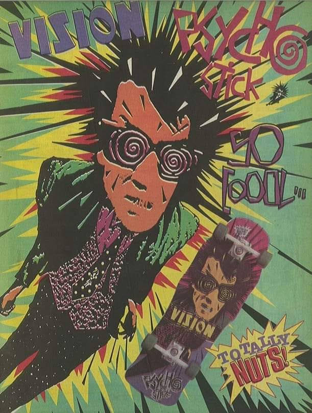 Vision Psycho Stick Ad (1986) 💥