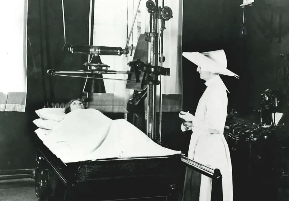 Vintage operating room at Sacred Heart Pensacola