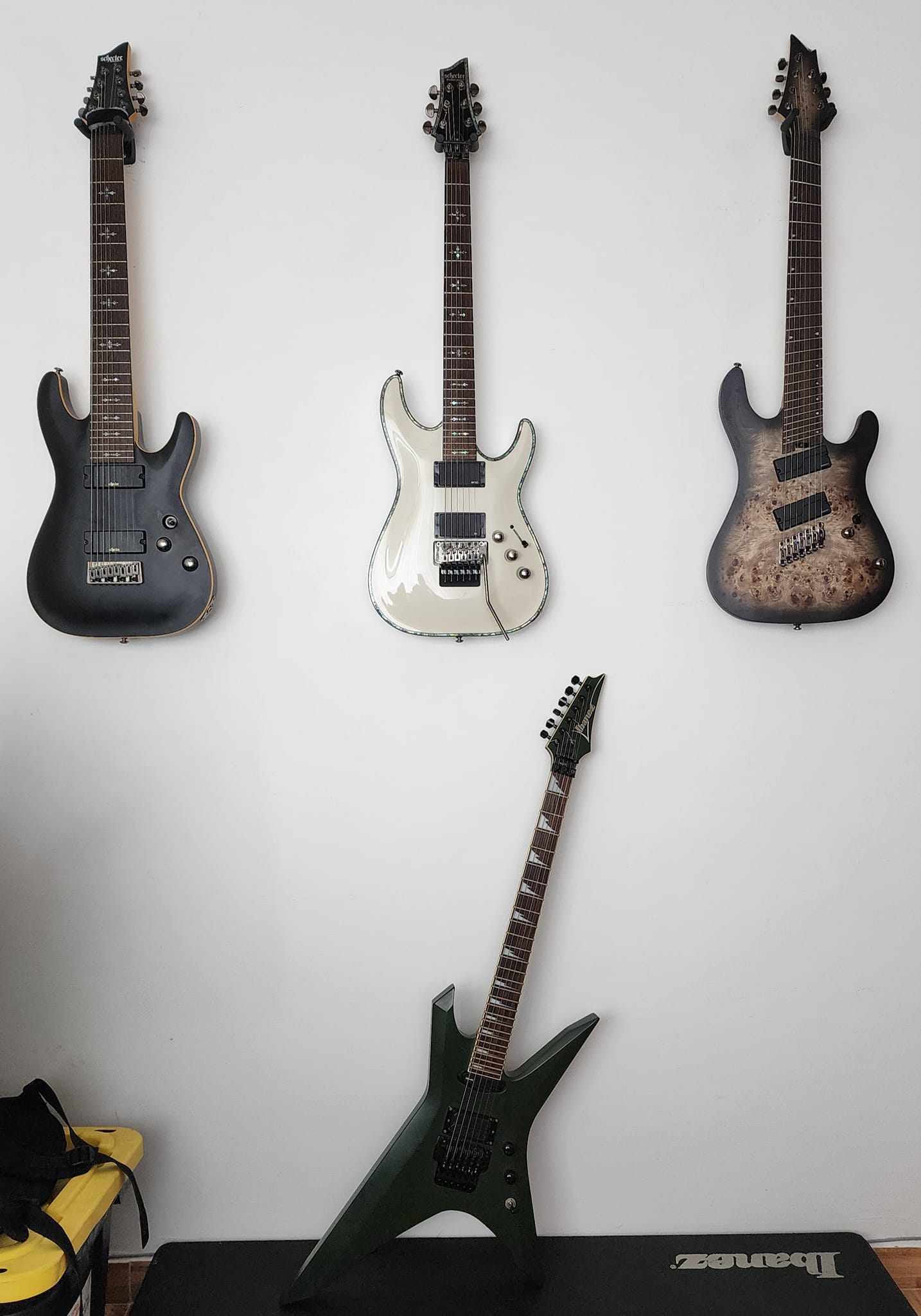 Schecter Hellraiser C-1 guitar with EMG James Hetfield pickups