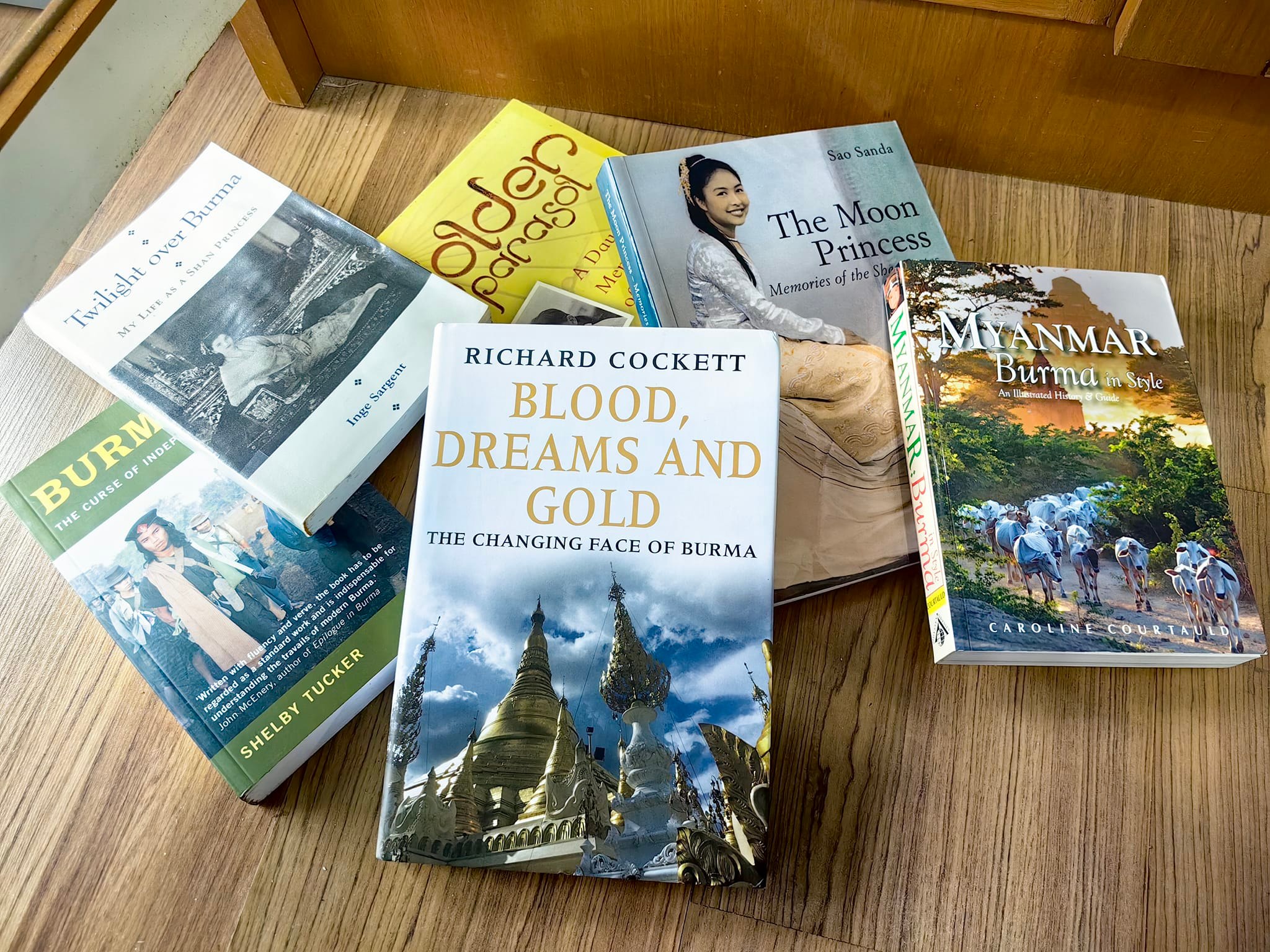 Myanmar book collection from a frequent visitor