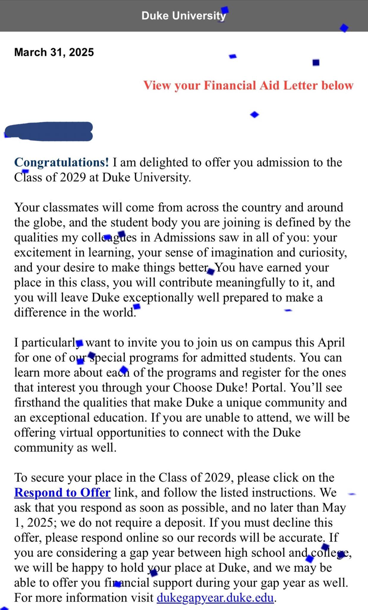 Duke University Class of 2029 Parents and Families | Facebook