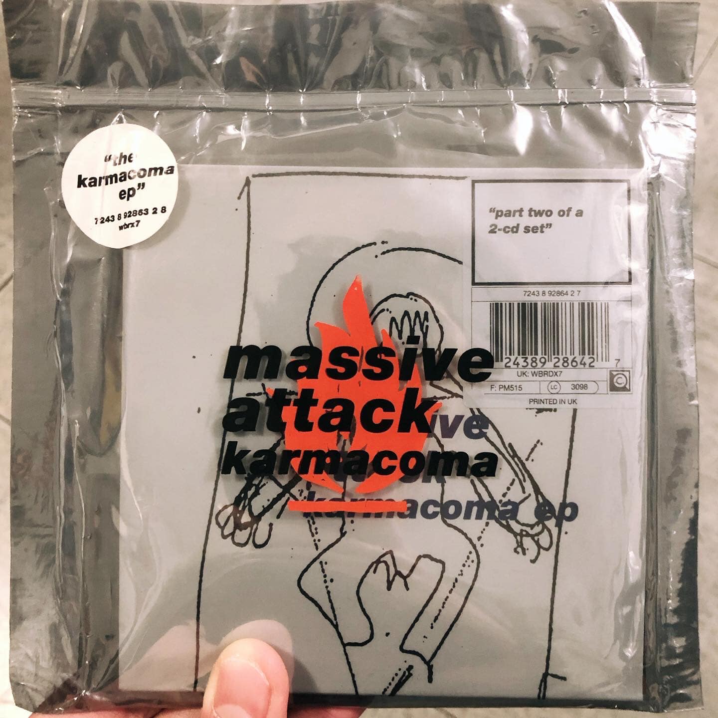 Massive attack - The Karmacoma ep (wild bunch records 1995) rare