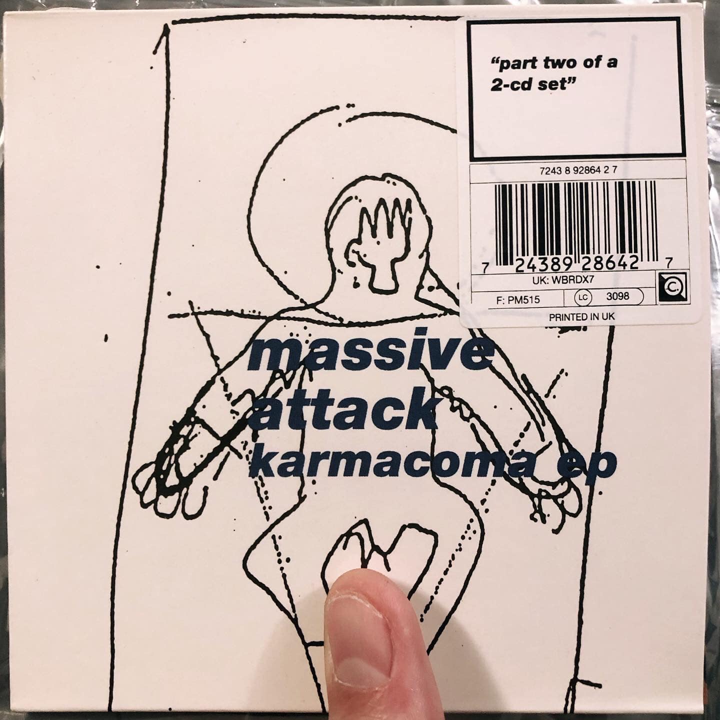 Massive attack - The Karmacoma ep (wild bunch records 1995) rare