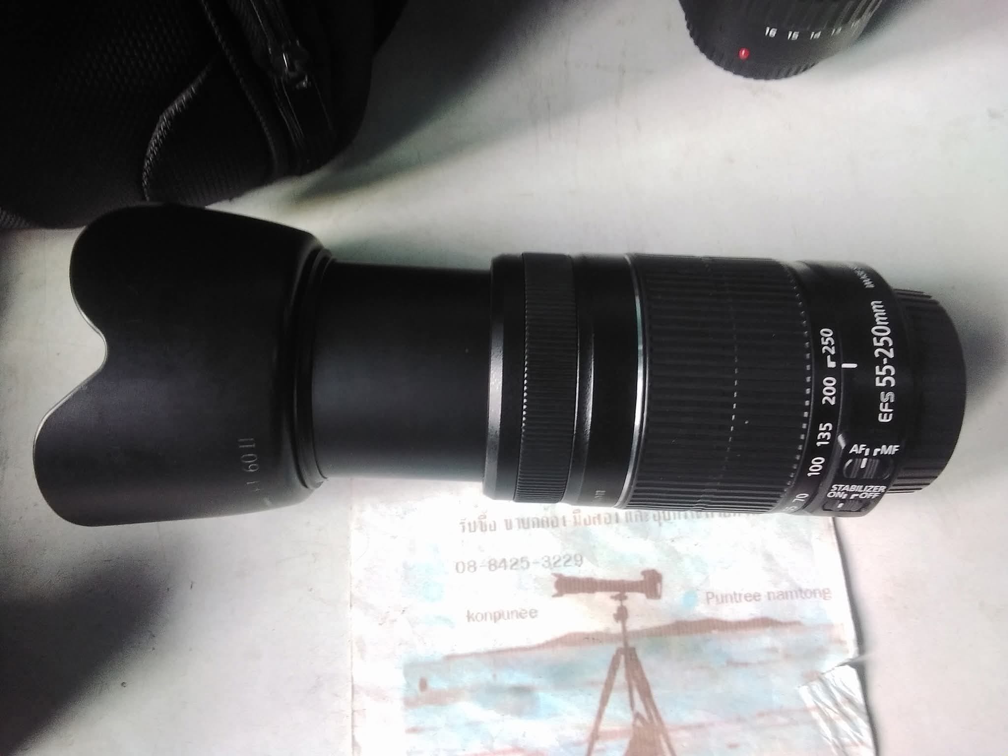Canon kiss x3(500D)+Sigma zoom 28-80ii macro ใช้งานได้ปกติ ช่องมอง