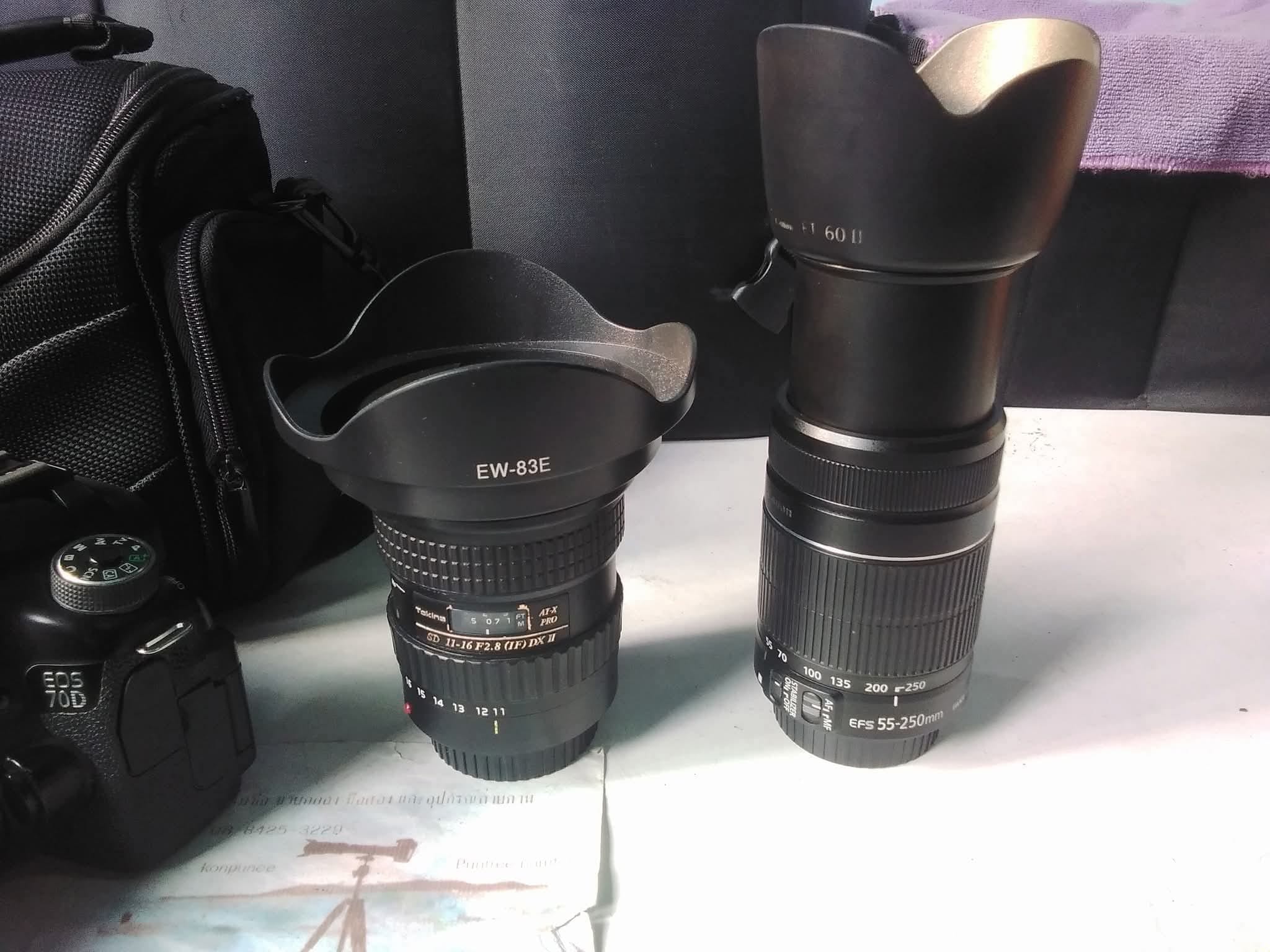 Canon kiss x3(500D)+Sigma zoom 28-80ii macro ใช้งานได้ปกติ ช่องมอง