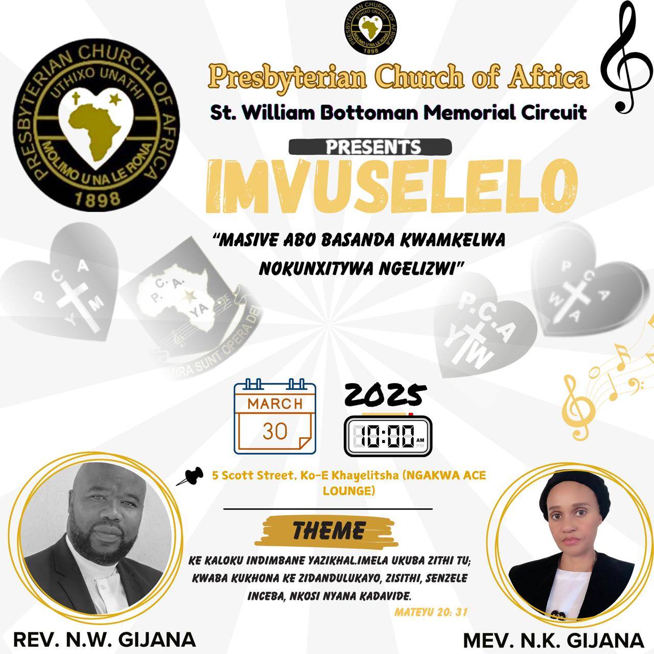 Presbyterian Church of Africa - Youth Association: Friends | Facebook