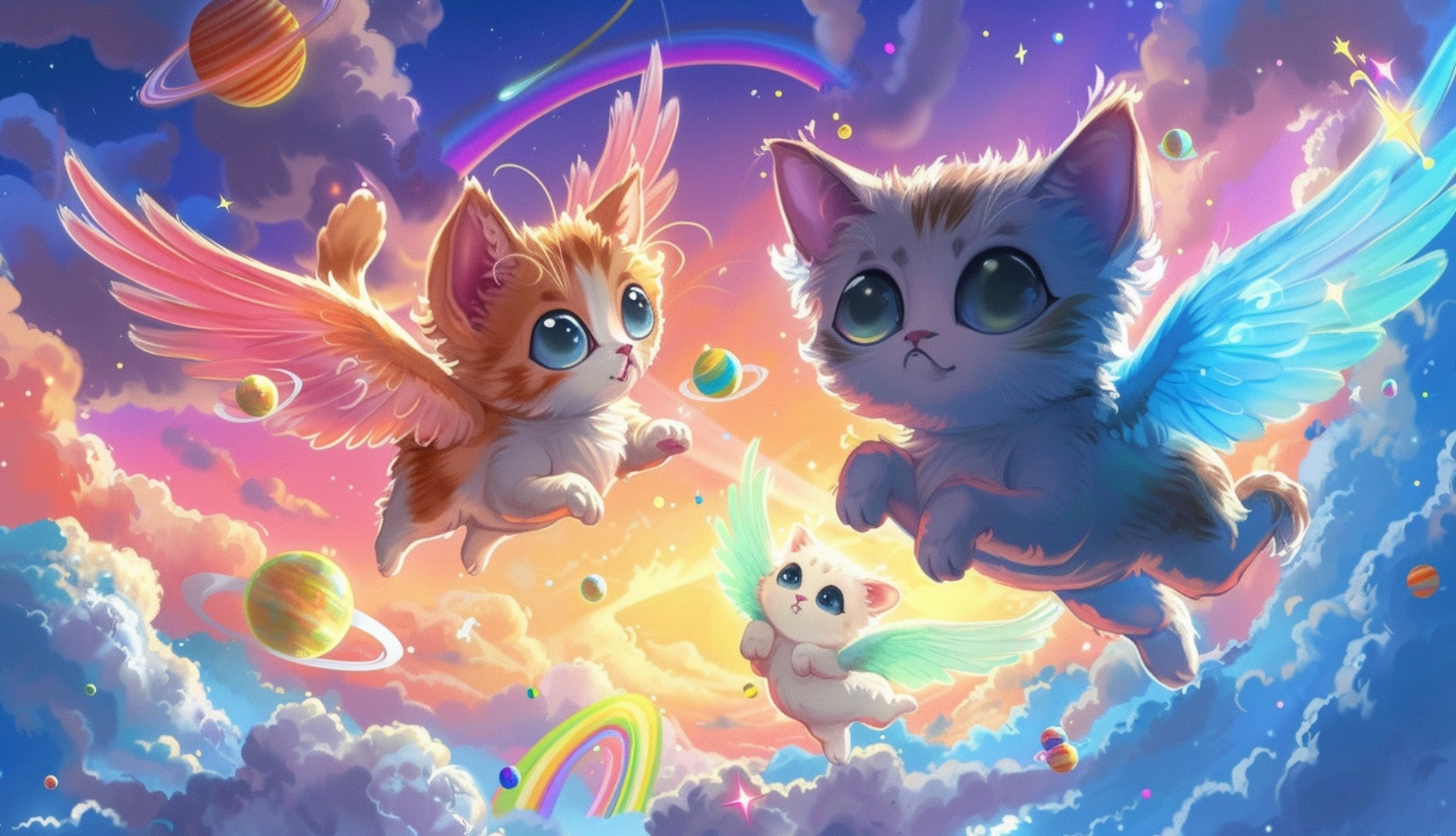 Magic: the Gathering Playmat Design with Lisa Frank Artwork